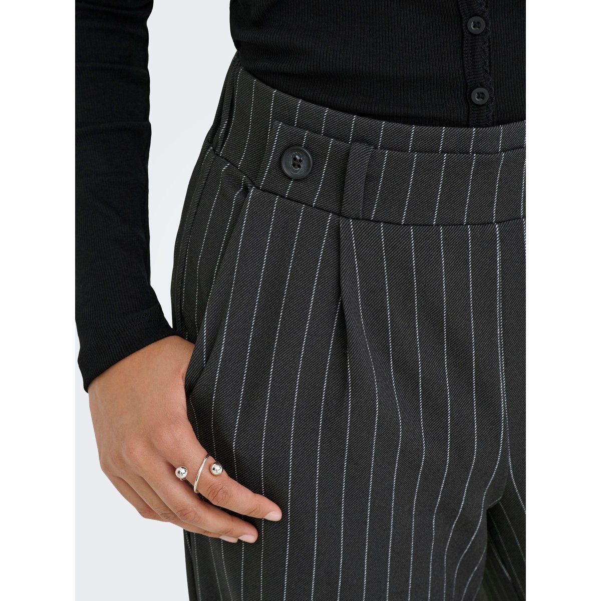 Pantalon dark grey melange, JDY