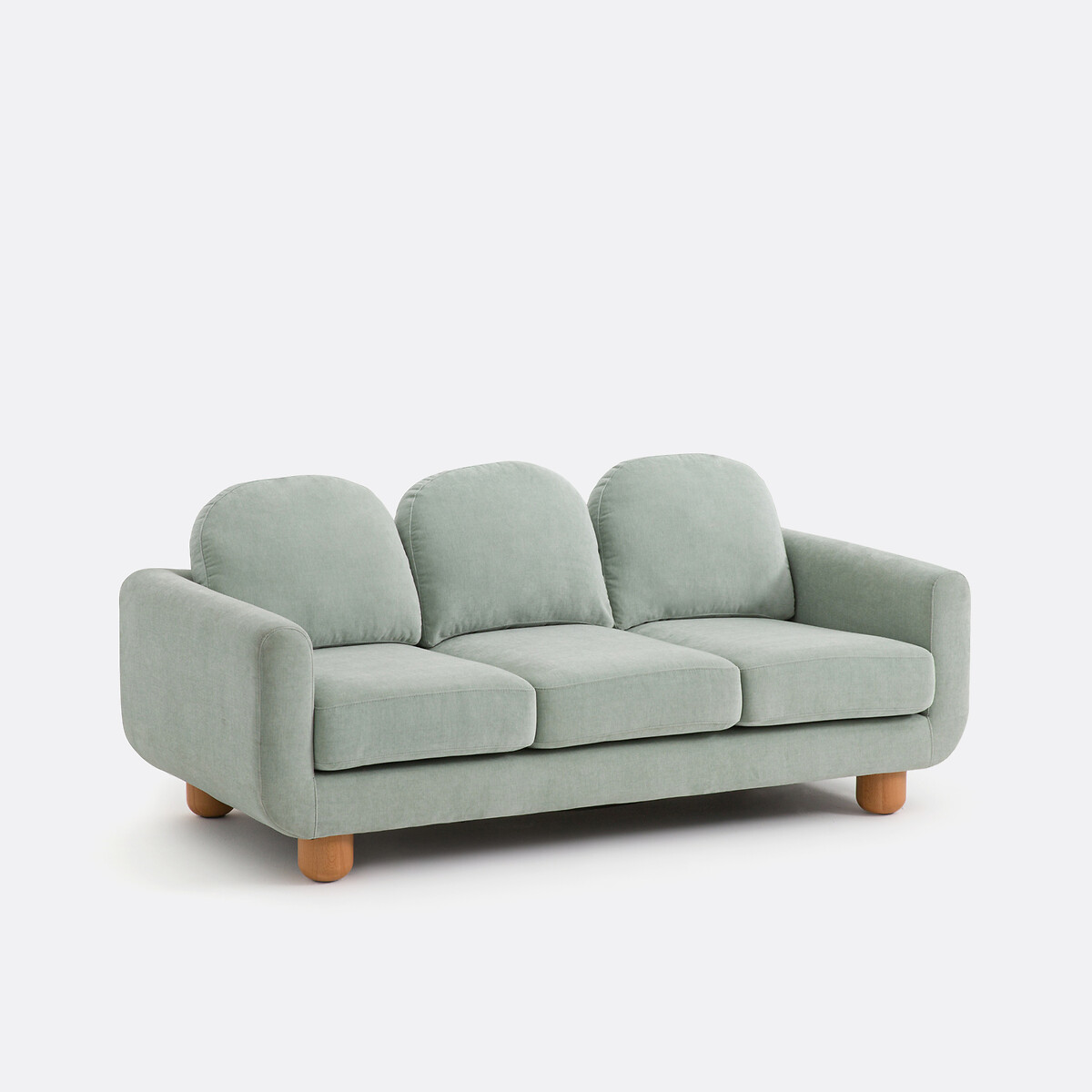 Sofá de terciopelo, Mimiji eucalipto, LA REDOUTE INTERIEURS