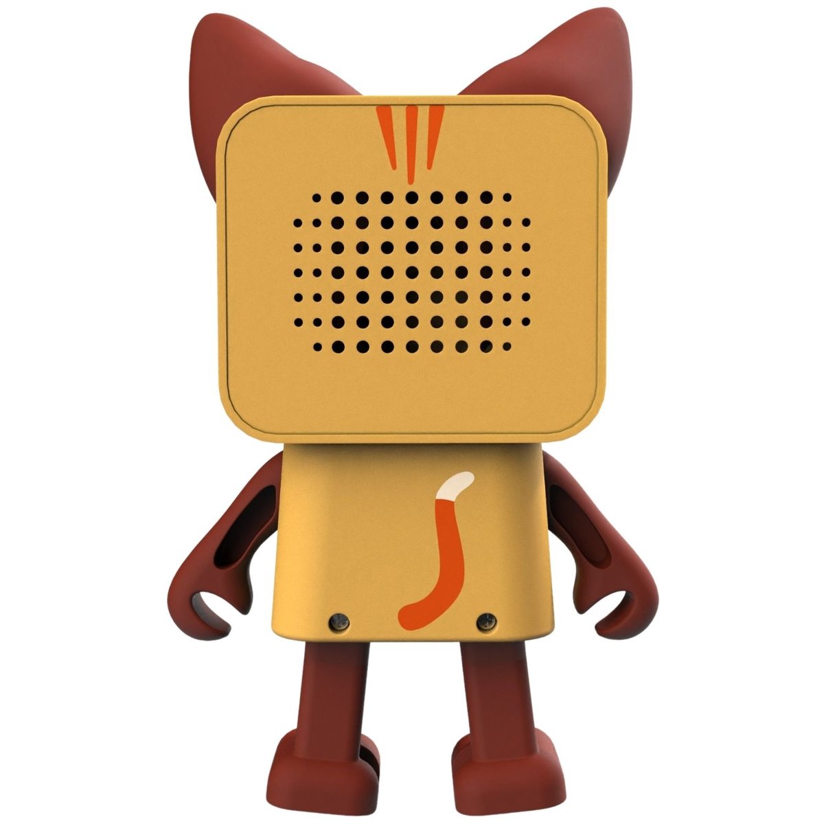 Enceinte dansante Animal Speaker jaune, marron, orange, MOB