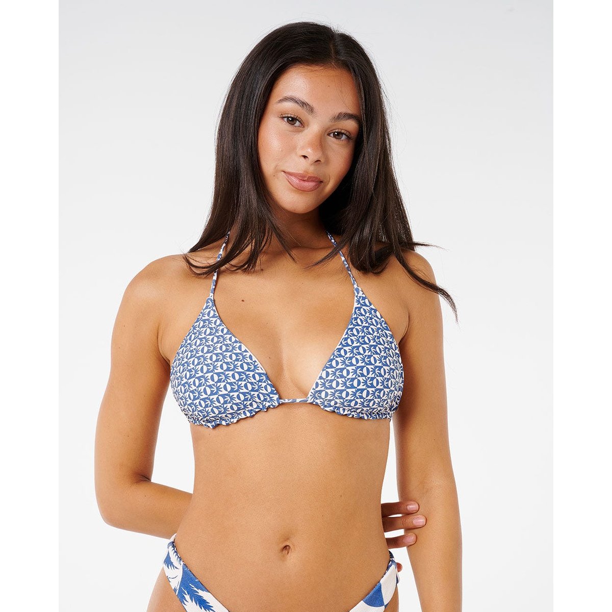 Haut de maillot SUMMER SUN REVO SLIDING TRI navy - marine, RIP CURL