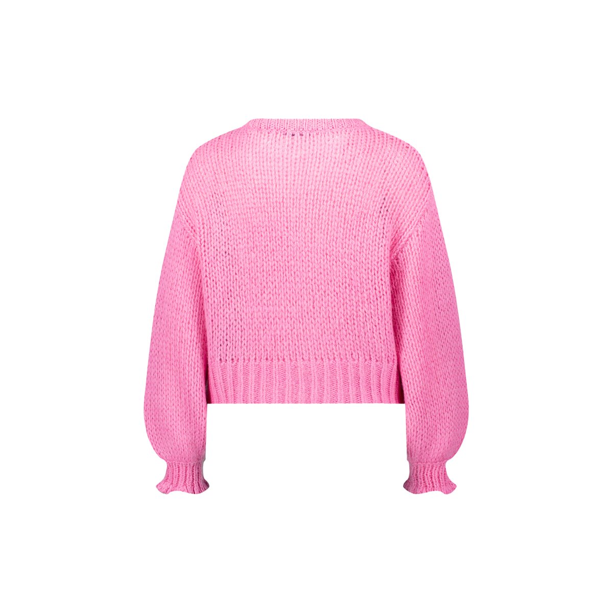 Pullover mit logostickerei patch pinkpink, ZERO