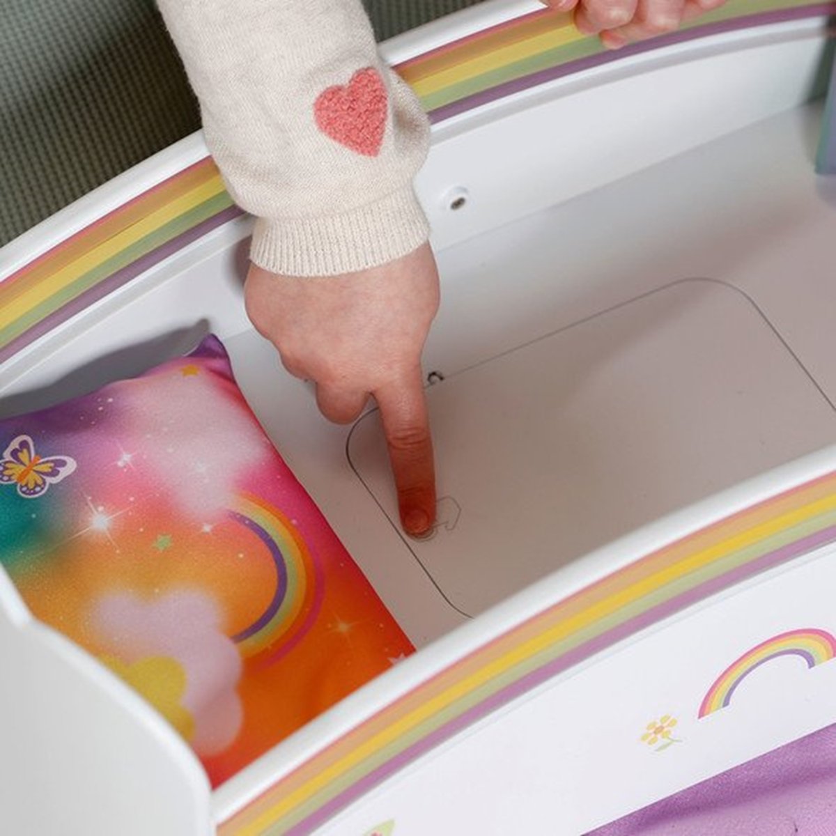 Baby born Lit arc-en-ciel pour poupée multicolore, ZAPF CREATION