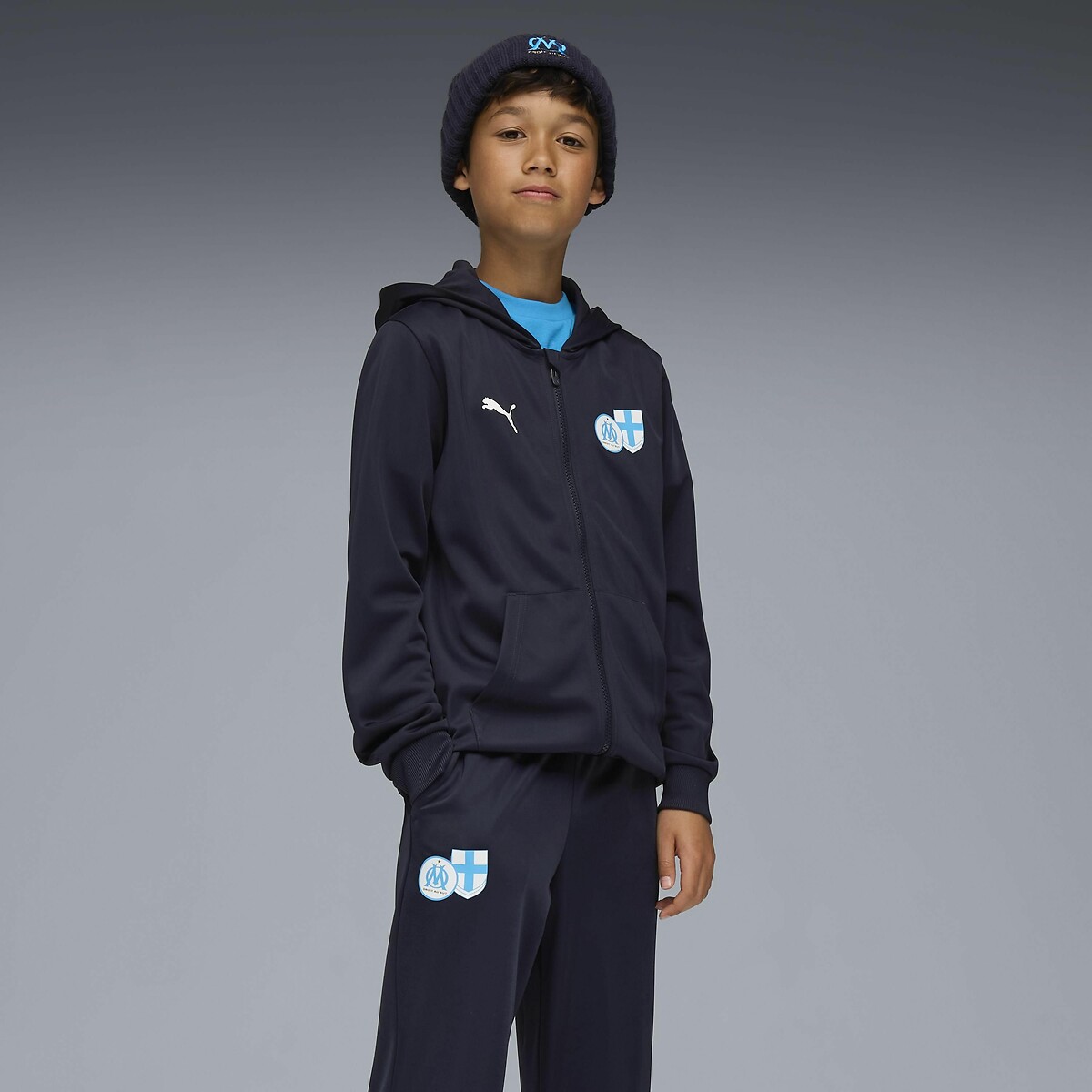 Ensemble de survêtement Olympique de Marseille bleu marine, PUMA