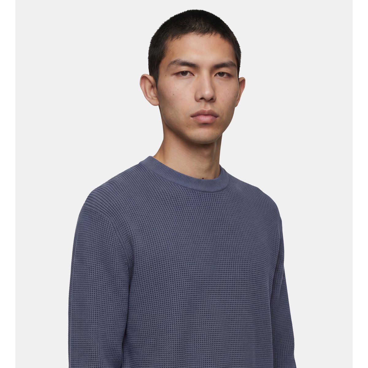 Pull rulwool en laine bleu nuit, GALERIES LAFAYETTE