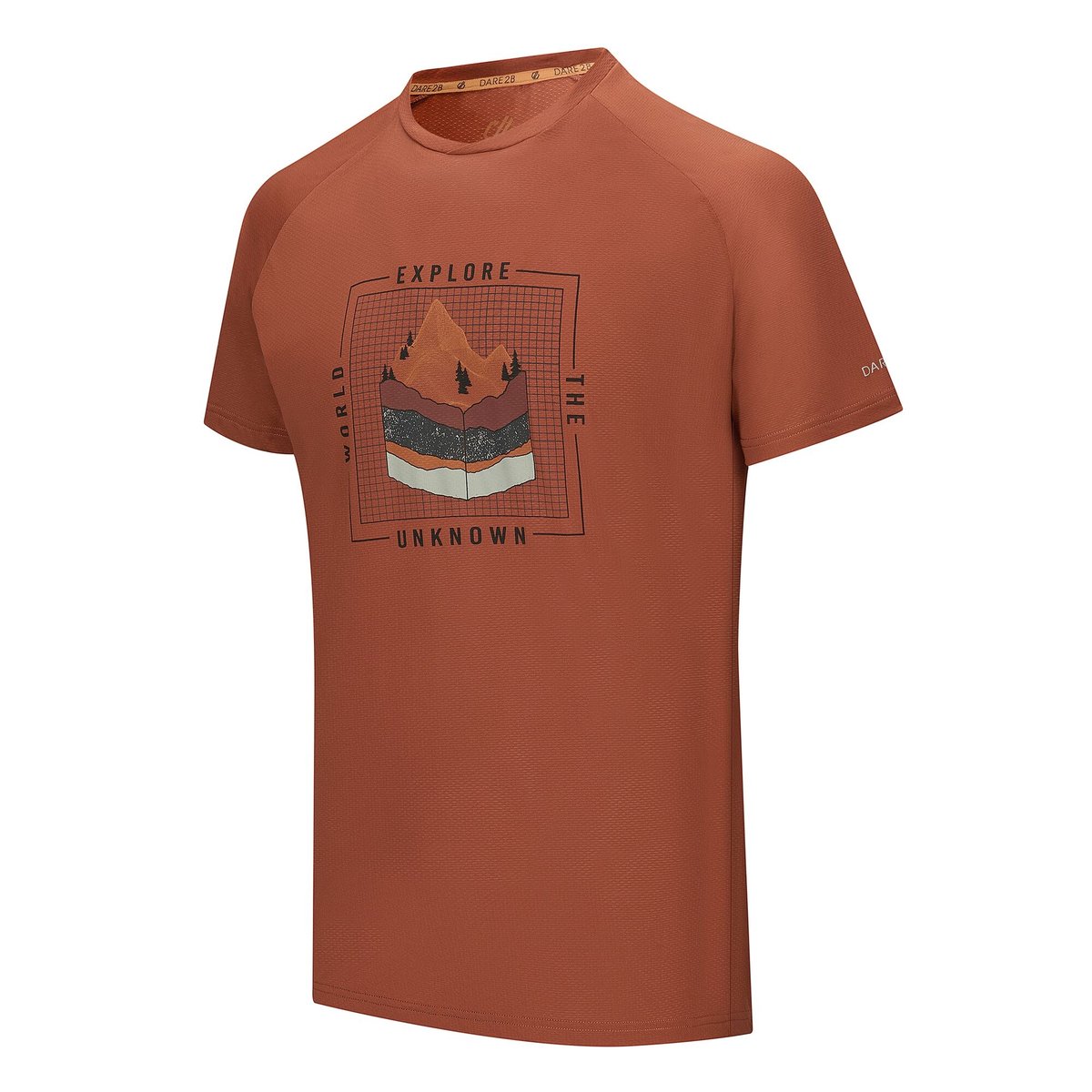 T-shirt motif/style superposé TECH épices arabes, DARE 2B