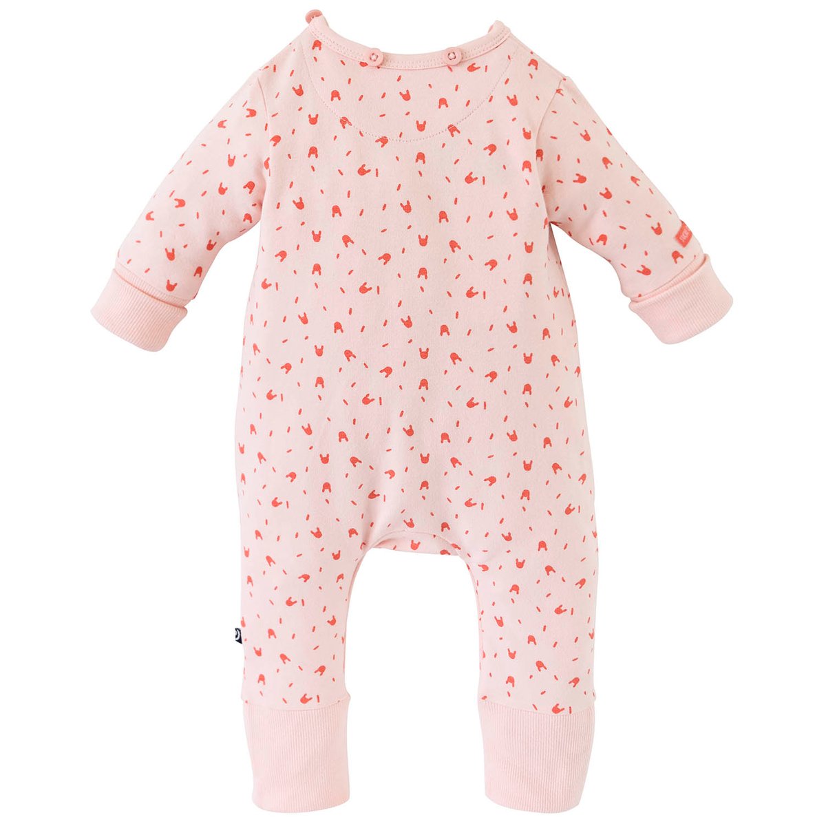 Combinaison a capuche bebe fille rose, SUCRE D'ORGE