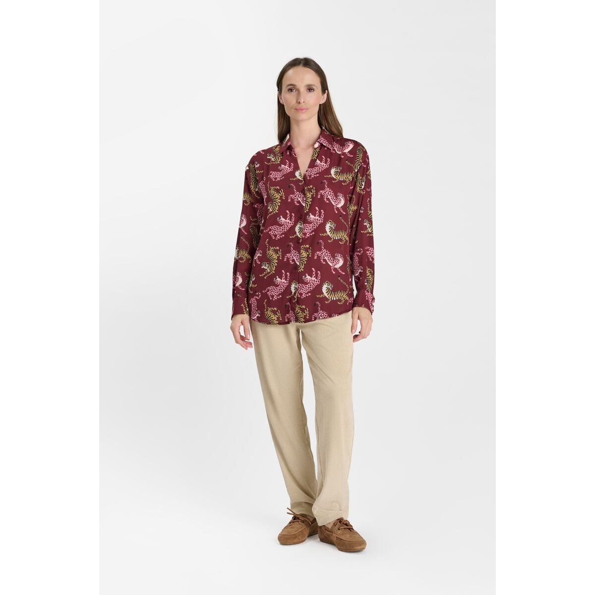 Chemise RORY burgundy, LE TEMPS DES CERISES