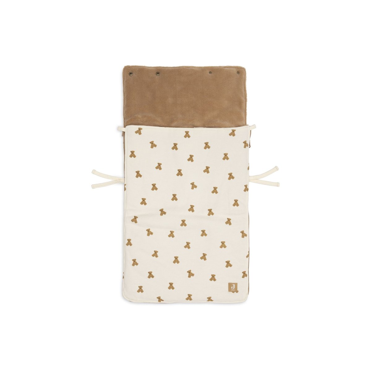 Nid d’ange passe sangle groupe 0+ blanc mini teddy bear, JOLLEIN