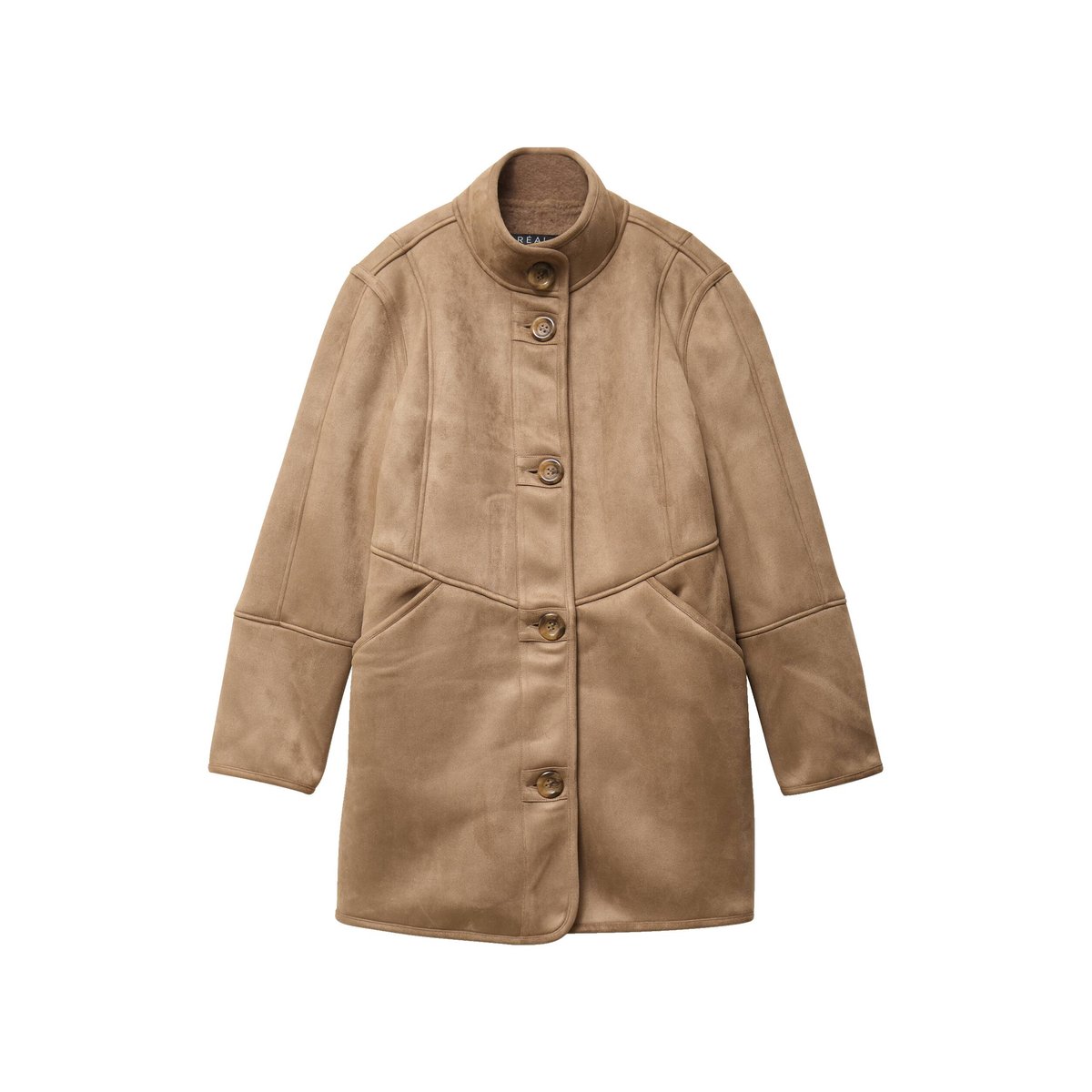 Manteau col montant sable, BREAL