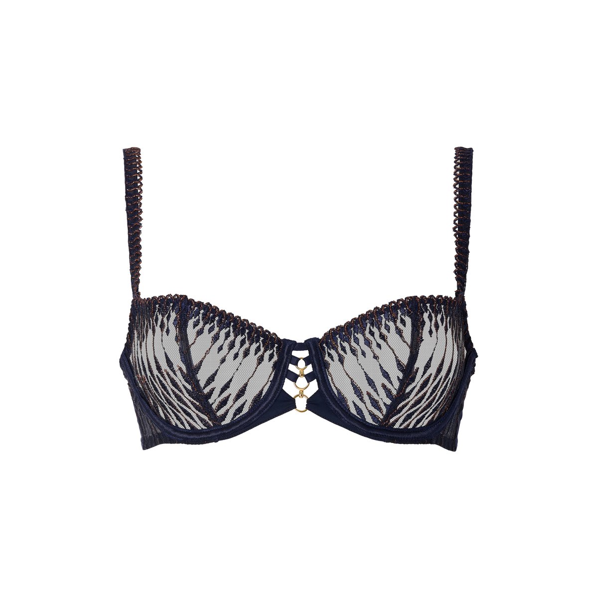 Soutien-gorge Corbeille avec armatures Voodoo Kiss bleu, AUBADE