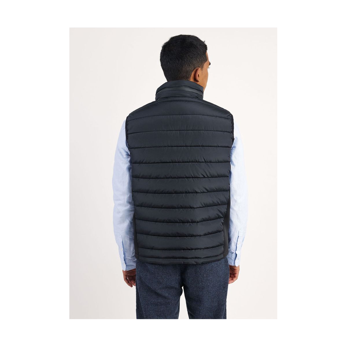 Doudoune col capuche zippé sans manche DEVON SWELL black/black, REDSKINS