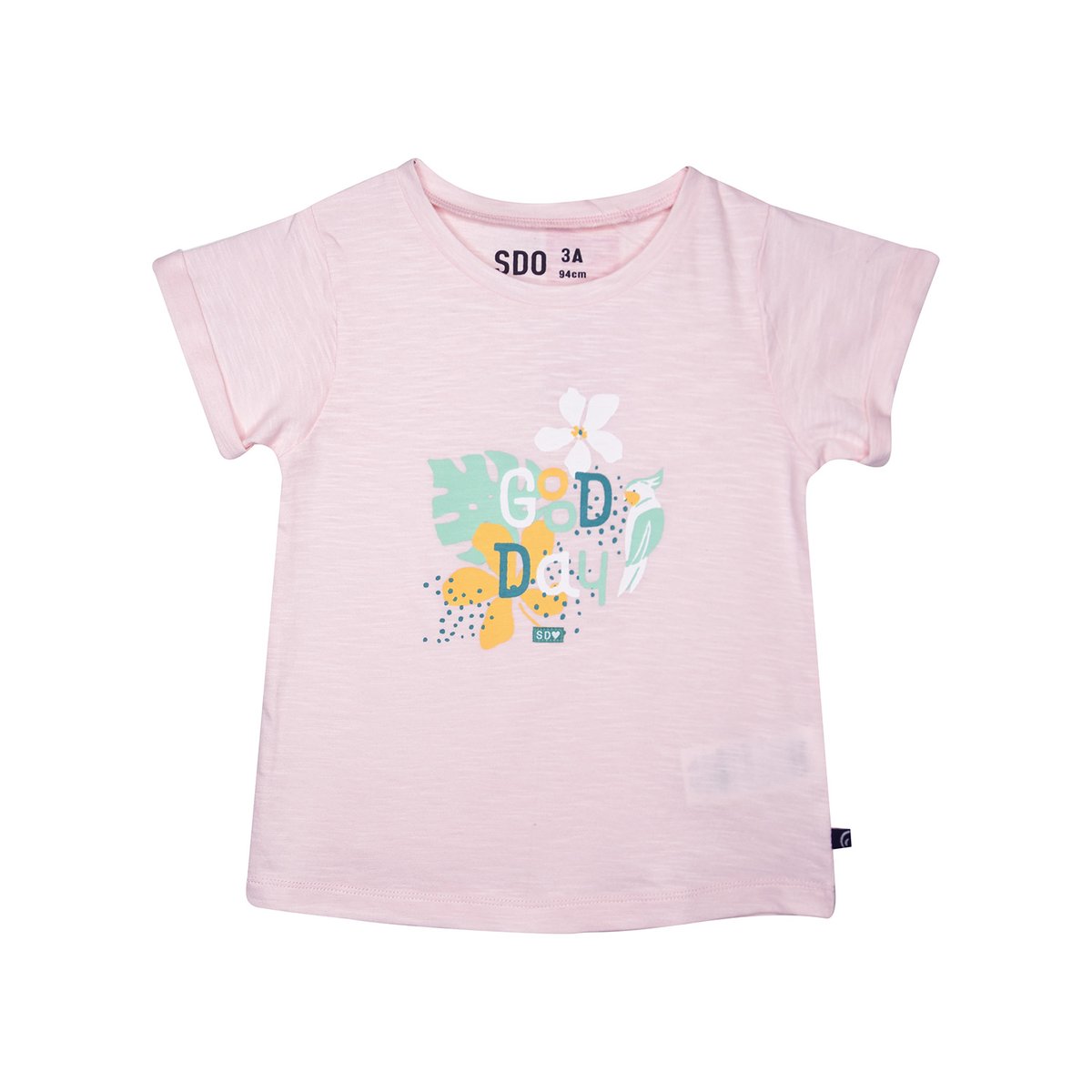 Tee shirt gavina manches courtes enfant rose, SUCRE D'ORGE