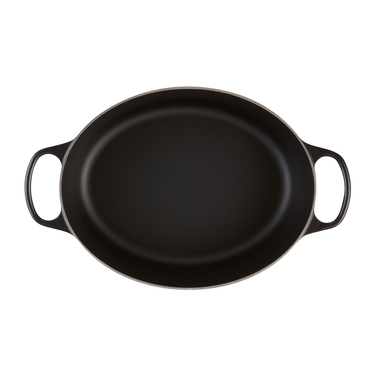 Cocotte Ovale Signature noir, LE CREUSET