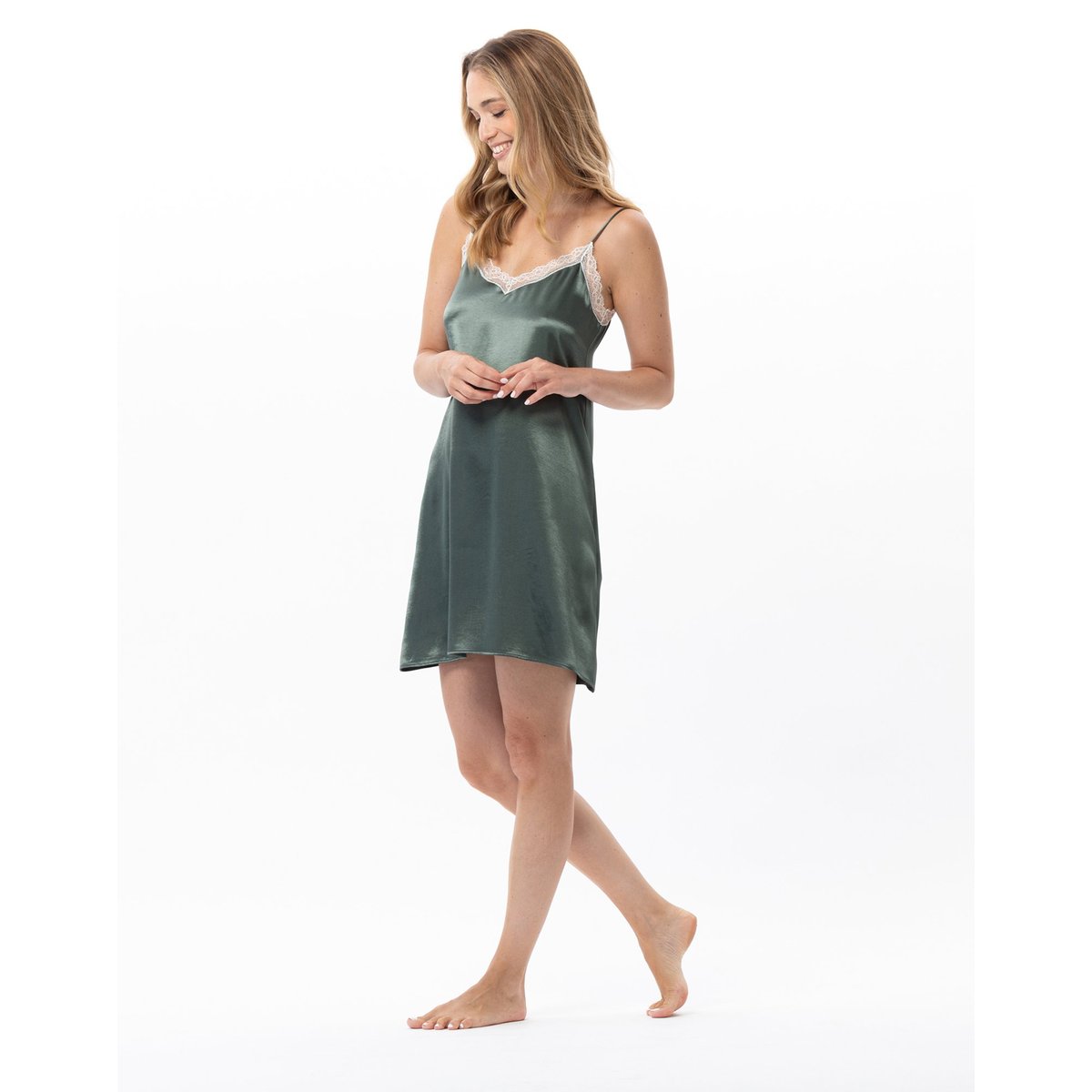 Nuisette en viscose DARCY 103 vert, LE CHAT