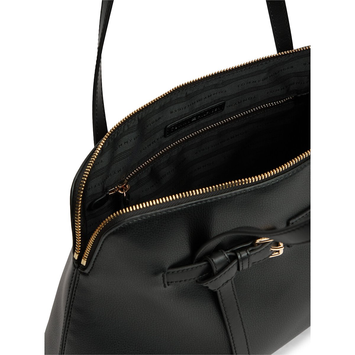 Bolso de mano, BUCKEL TOTE negro, TOMMY HILFIGER