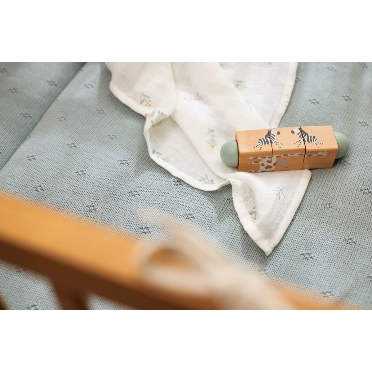 Puzzle en bois rotatif vert, marron, JOLLEIN
