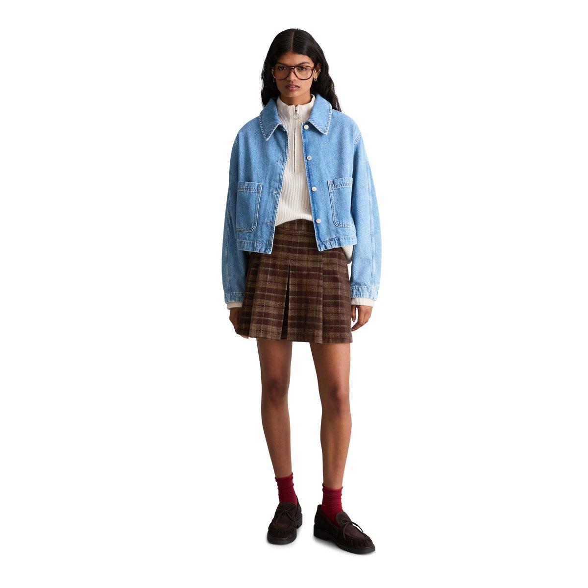 Veste en jean décontractée en pur coton biologique bleu, MARC O’POLO DENIM