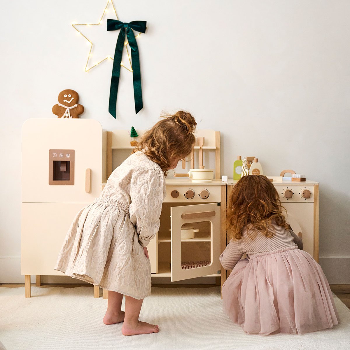 Cuisine en bois enfant CHANTILLY beige, PETITE AMELIE