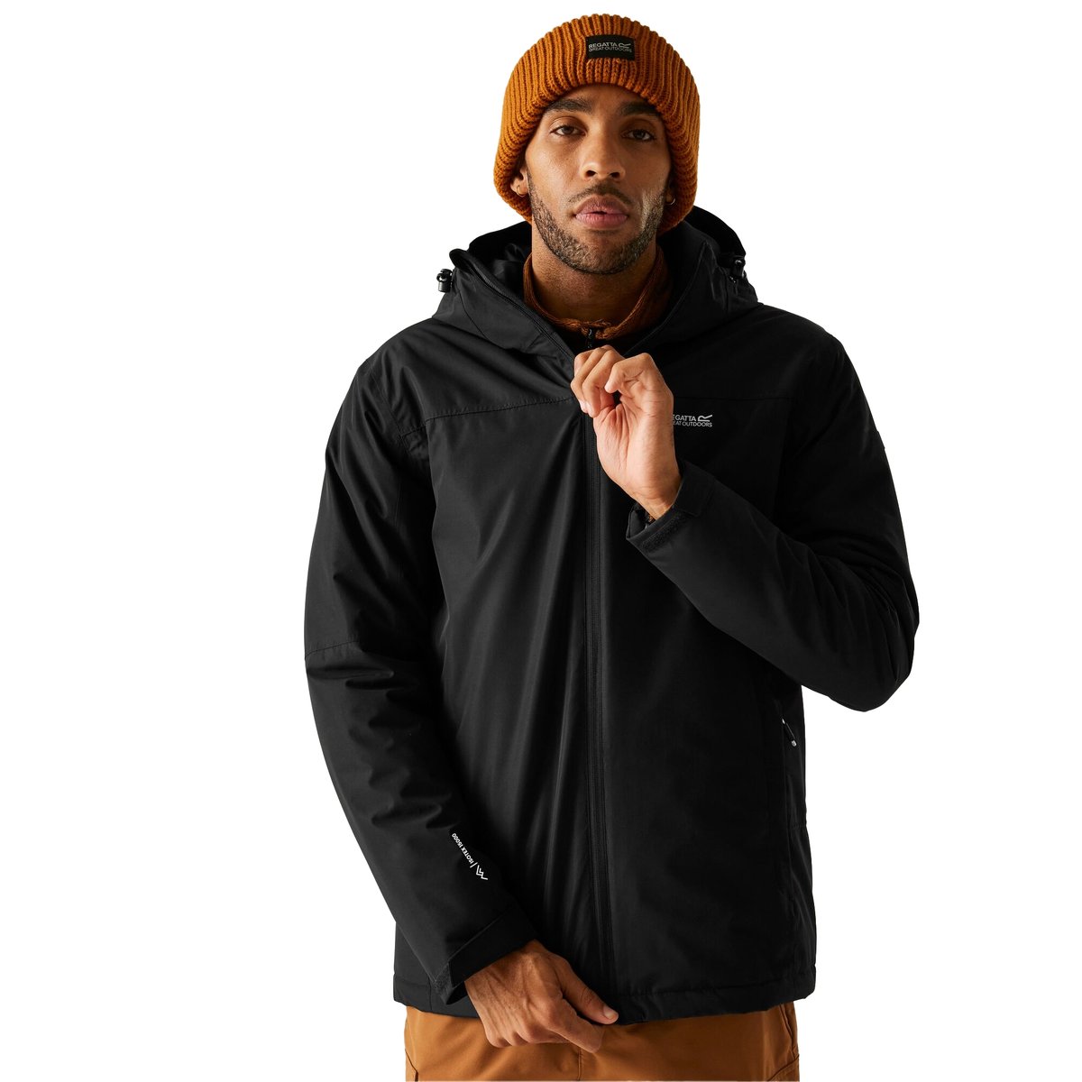 Veste imperméable isolante à capuche THORNRIDGE noir, REGATTA