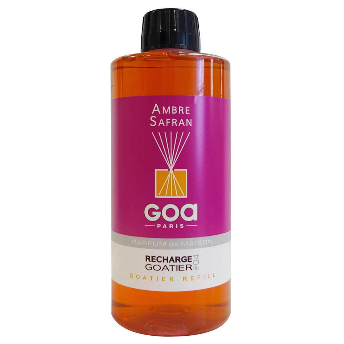 Parfum d'intérieur - Recharge ambre 500 ml multicolore, GOA