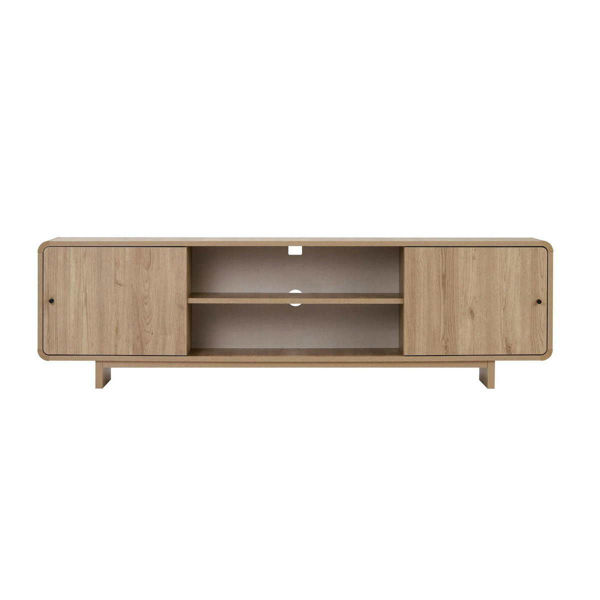 Meuble TV moderne 180 cm MARFA chêne, PIER IMPORT