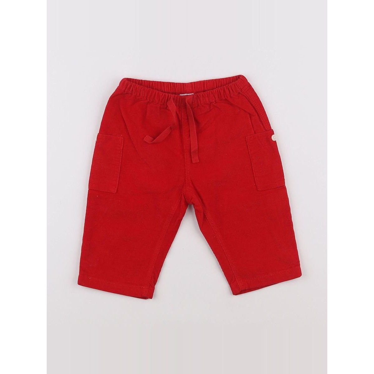 Pantalon - Très bon état rouge, PETIT BATEAU