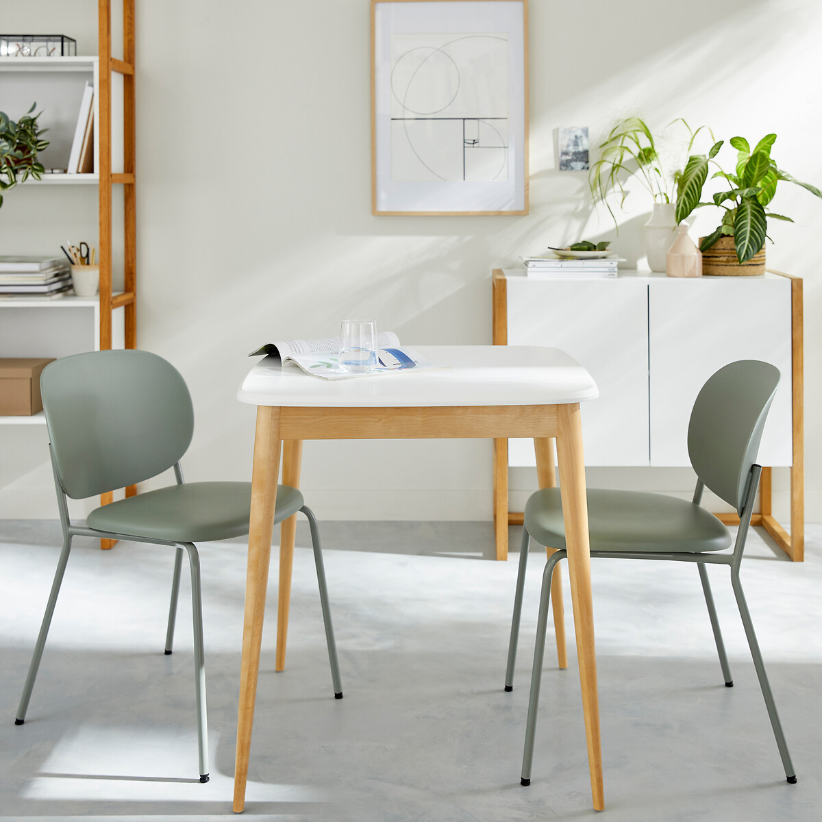 Table de repas 2 couverts, JIMI blanc, LA REDOUTE INTERIEURS