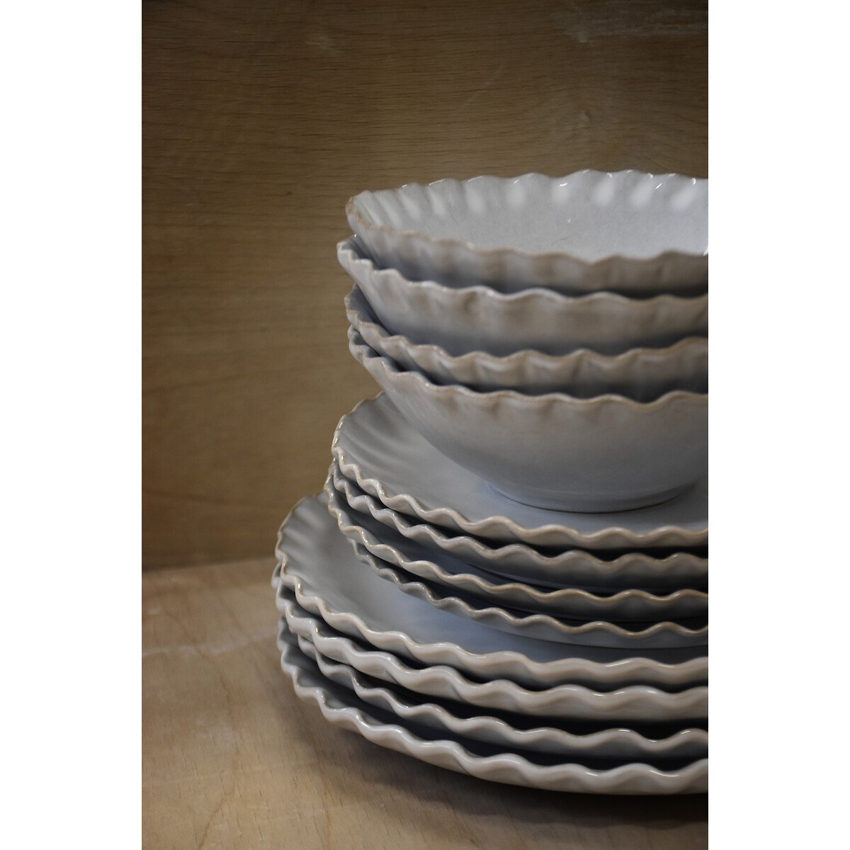 Conjunto de refeição 12 peças Complements TWIST Stone, NO stone , NOSSE CERAMIC