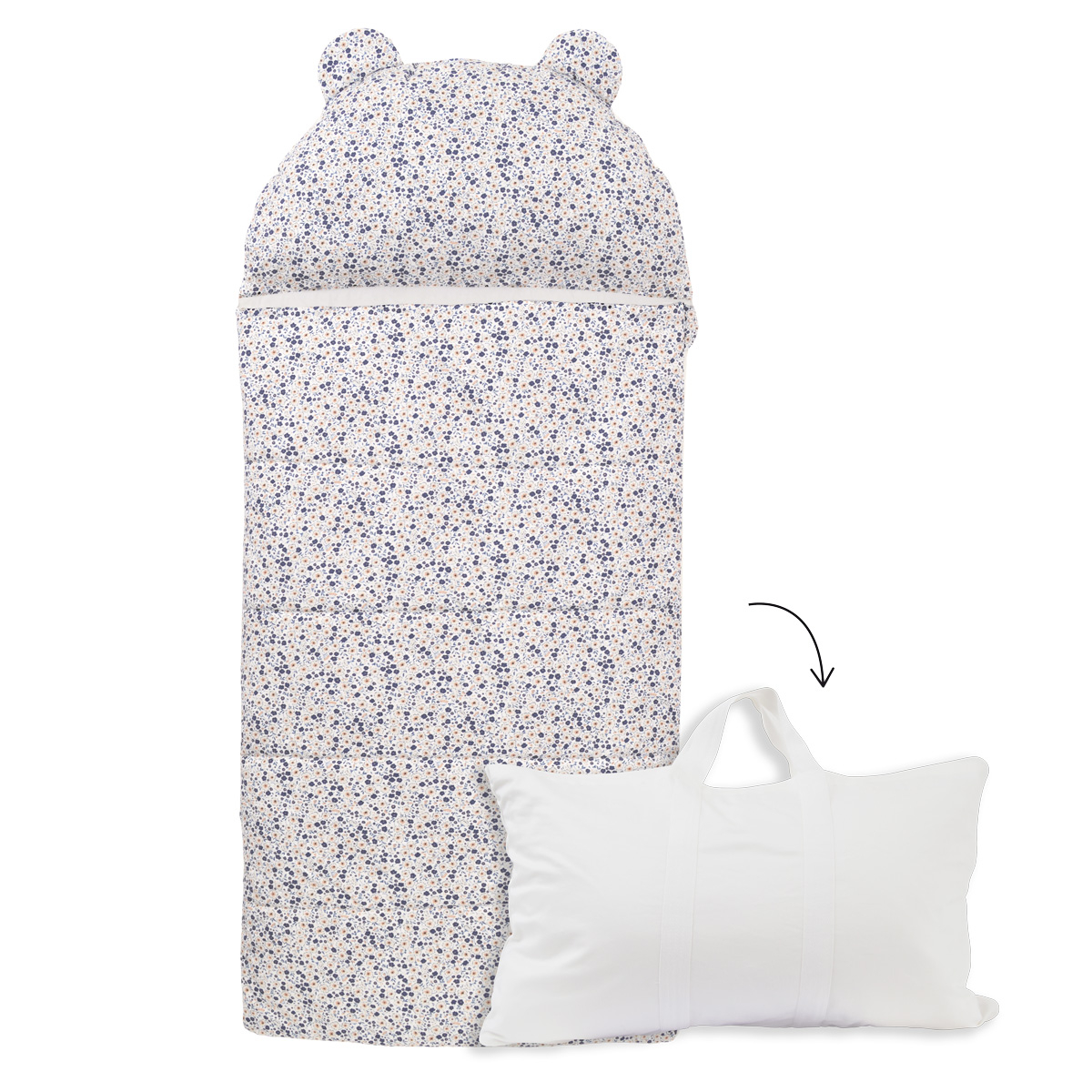 Sac de couchage enfant 'FilOdoo' BILLIE bleu, LITTLE CREVETTE