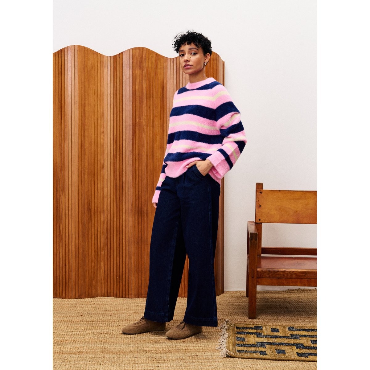 Pull  HIMALAYEN rose, FRNCH