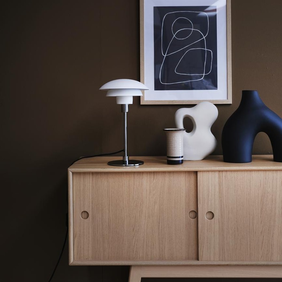Lampe à poser MORPH blanc, DYBERG LARSEN