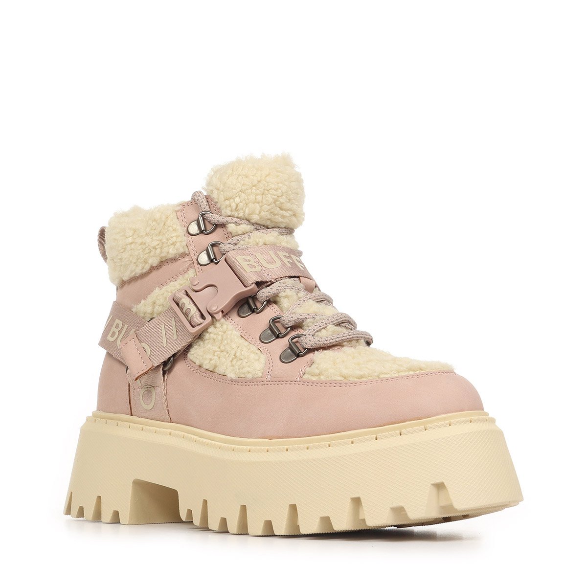 Bottes ASPEN COM MID WARM cream pink, BUFFALO