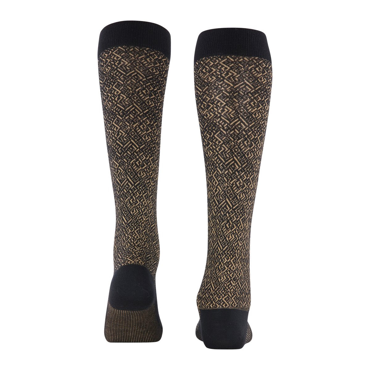 Mi-bas Snow Glitter noir, FALKE