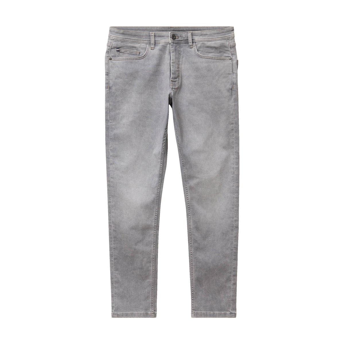 Jeans slim longueur 32 denim gris, BONOBO