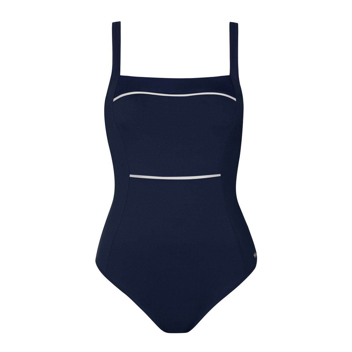 Maillot de bain une pièce armaturé shapewear UVITA bleu, LISCA