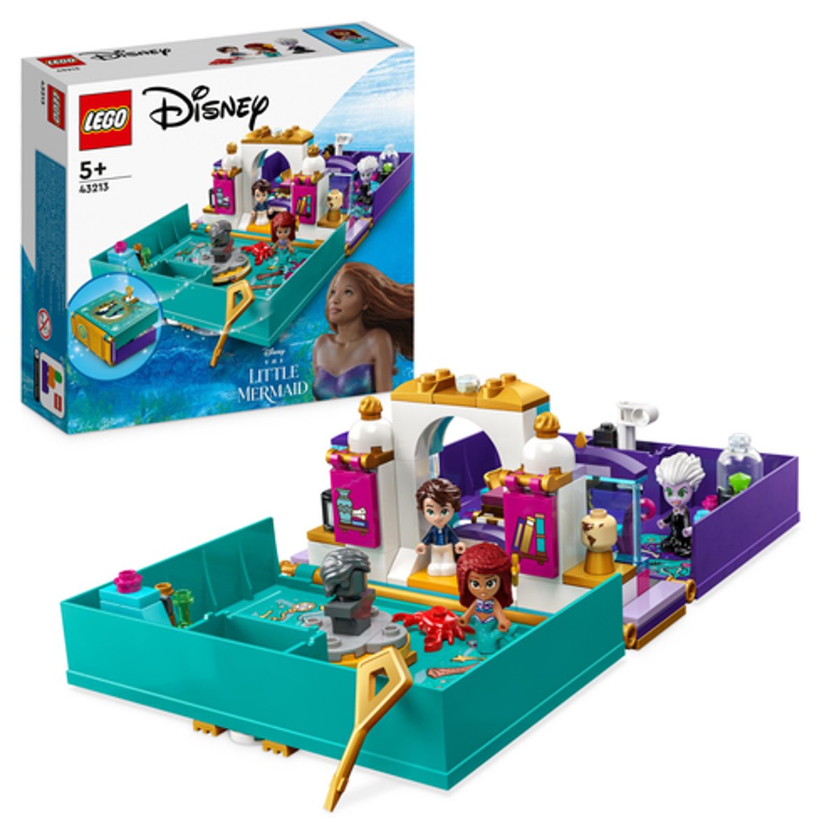 43213 Lego Disney Le livre d histoire La petite sirene couleur unique, LEGO