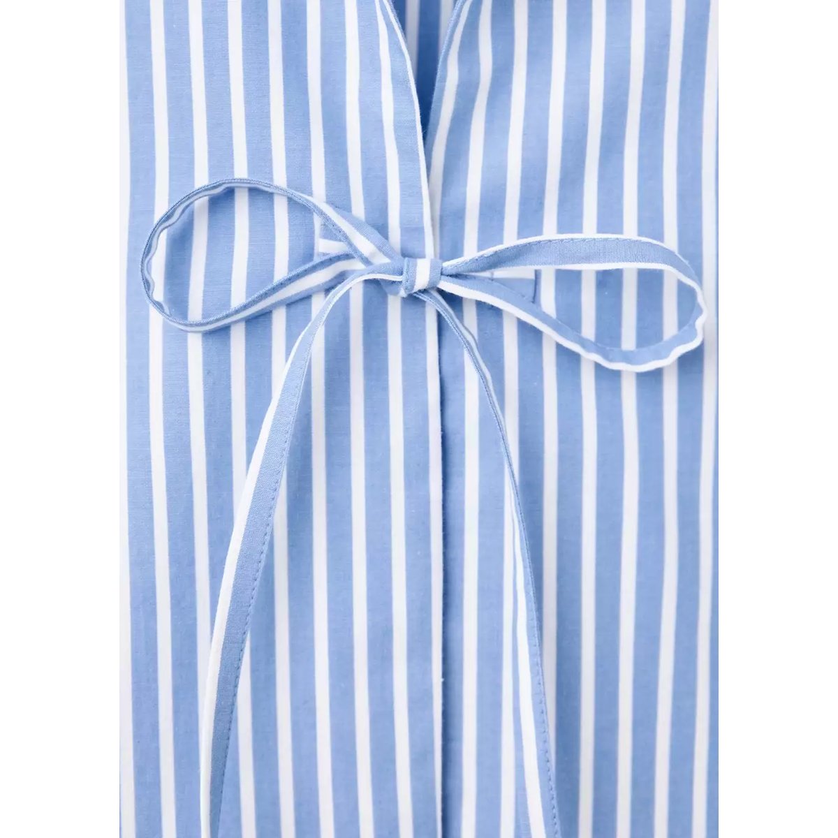 Chemise rayures nœuds bleu ciel, MANGO TEEN
