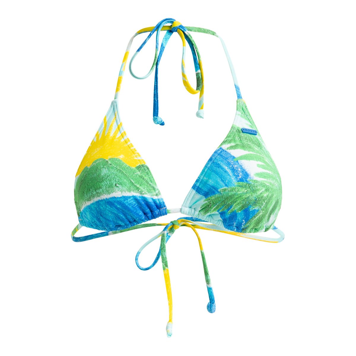Haut de maillot de bain Triangle ATLAS. bleu skyway, ROXY