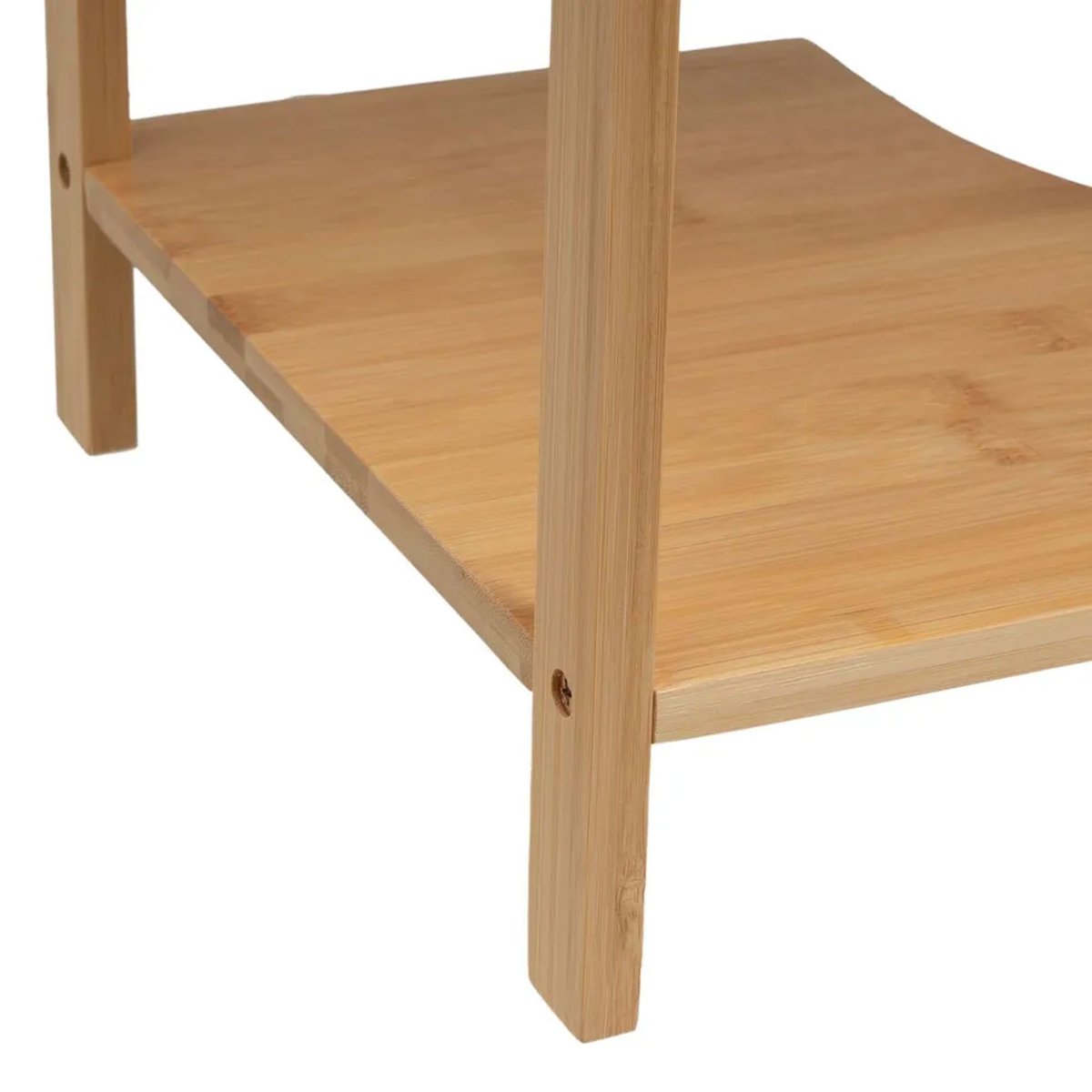Étagère salle de bain sous lavabo en bambou 60x30x60cm bois, WADIGA