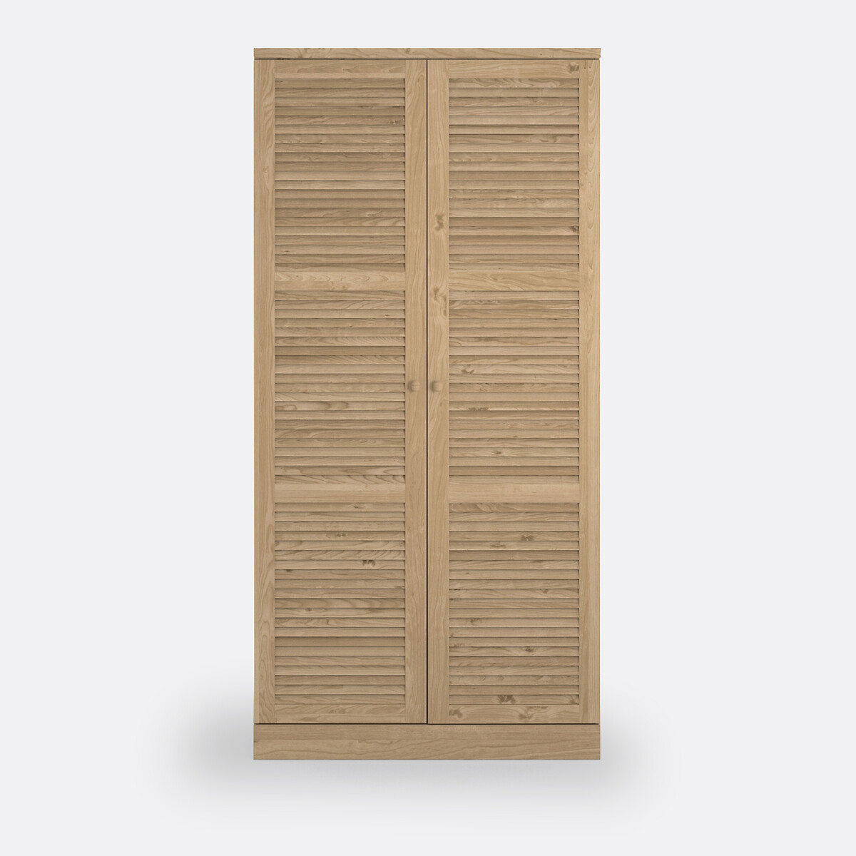 Armoire 2 portes, Mayor bois clair brut, SO'HOME