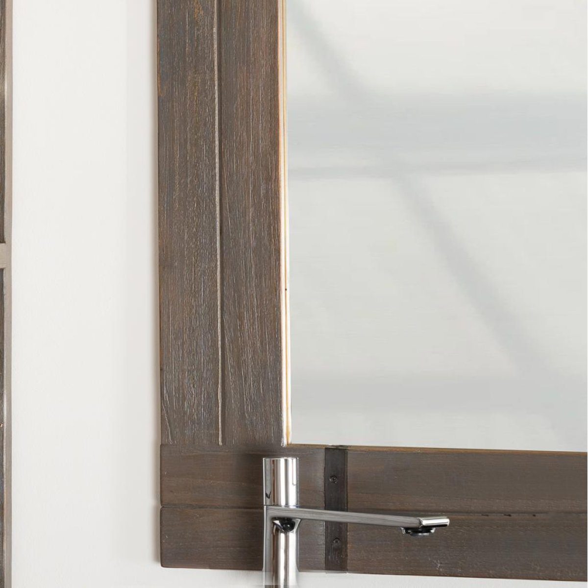 Miroir de rectangle 60x80 LOFT gris, WANDA COLLECTION