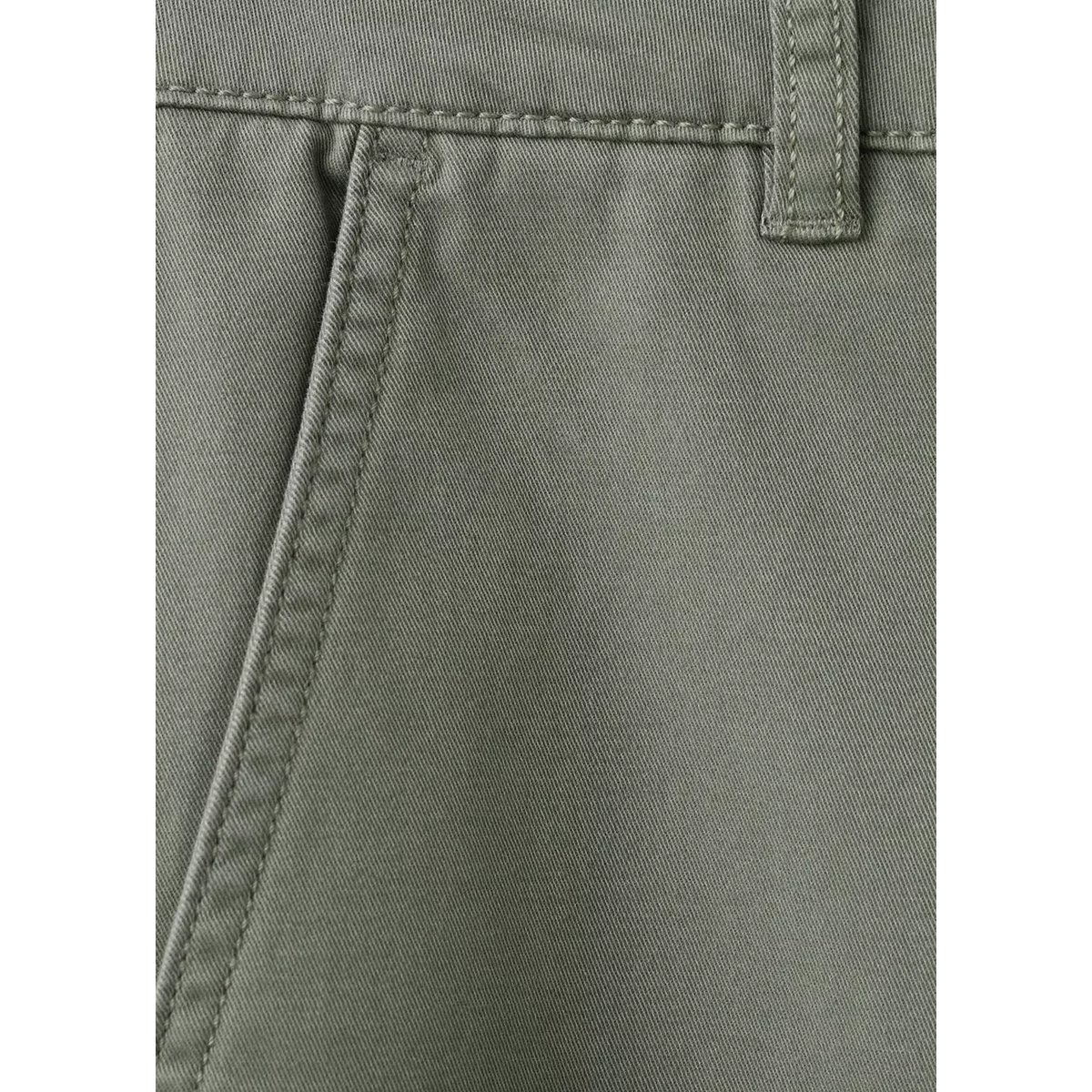 Pantalon chino uni kaki, MANGO TEEN