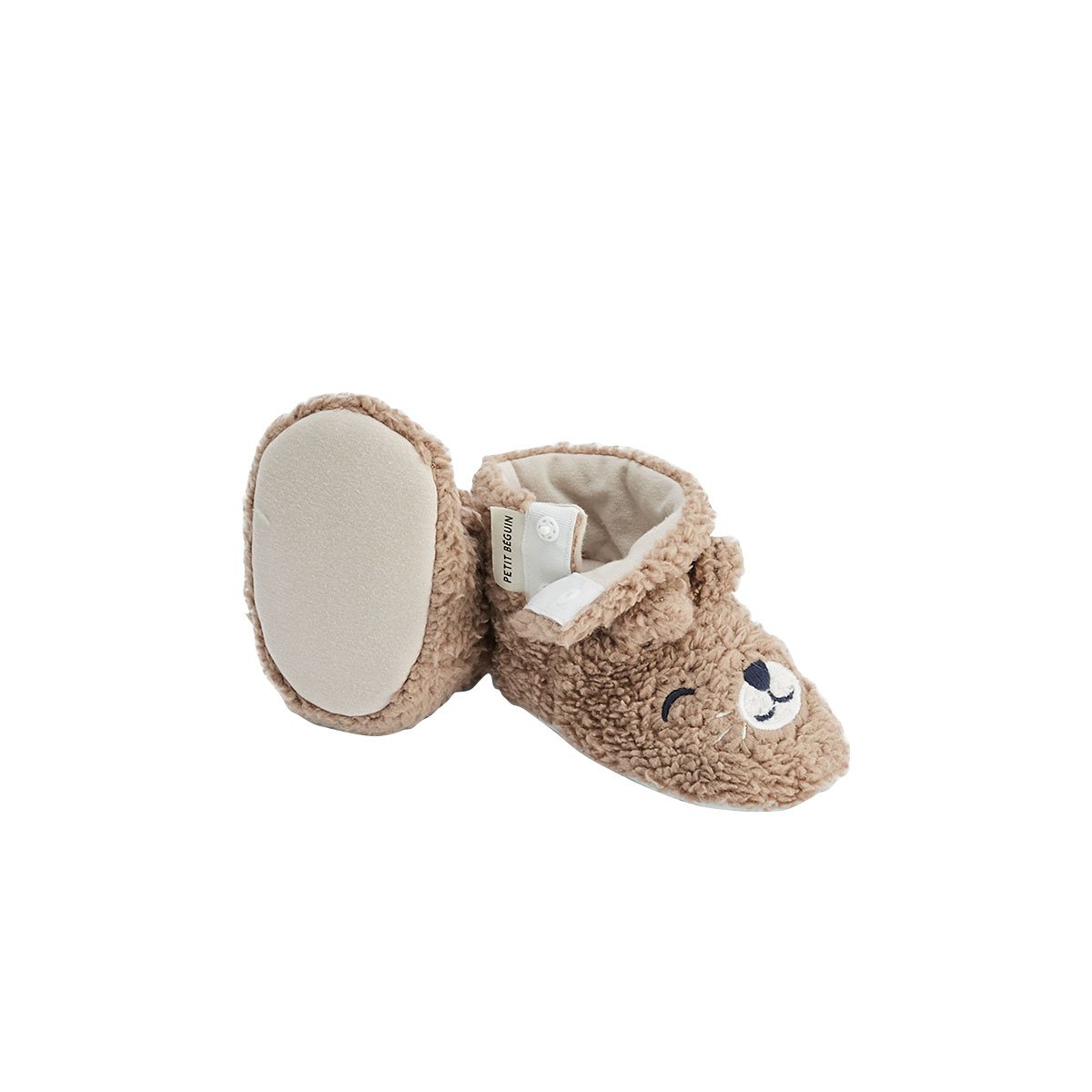 Chaussons bébé Charly marron, PETIT BEGUIN