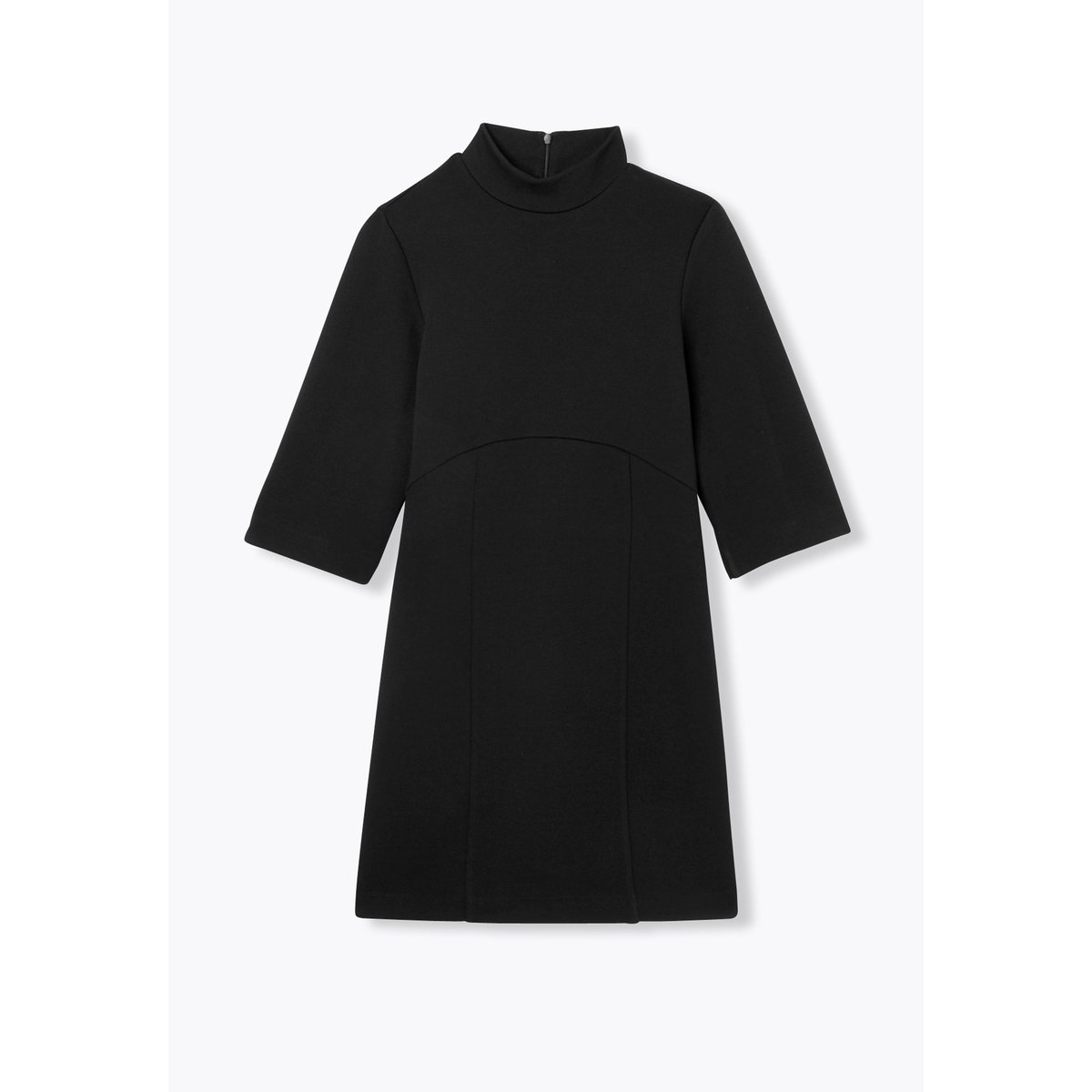 Robe courte en jersey milano noir, PROMOD