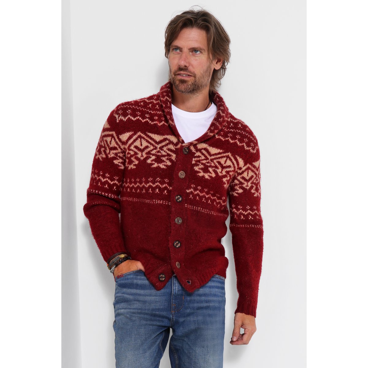Cardigan Douillet rouge, JOE BROWNS