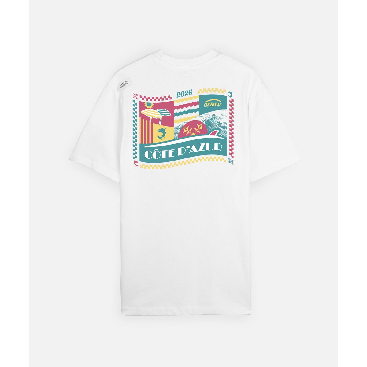 Tee-shirt manches courtes COTEAZUR white, OXBOW