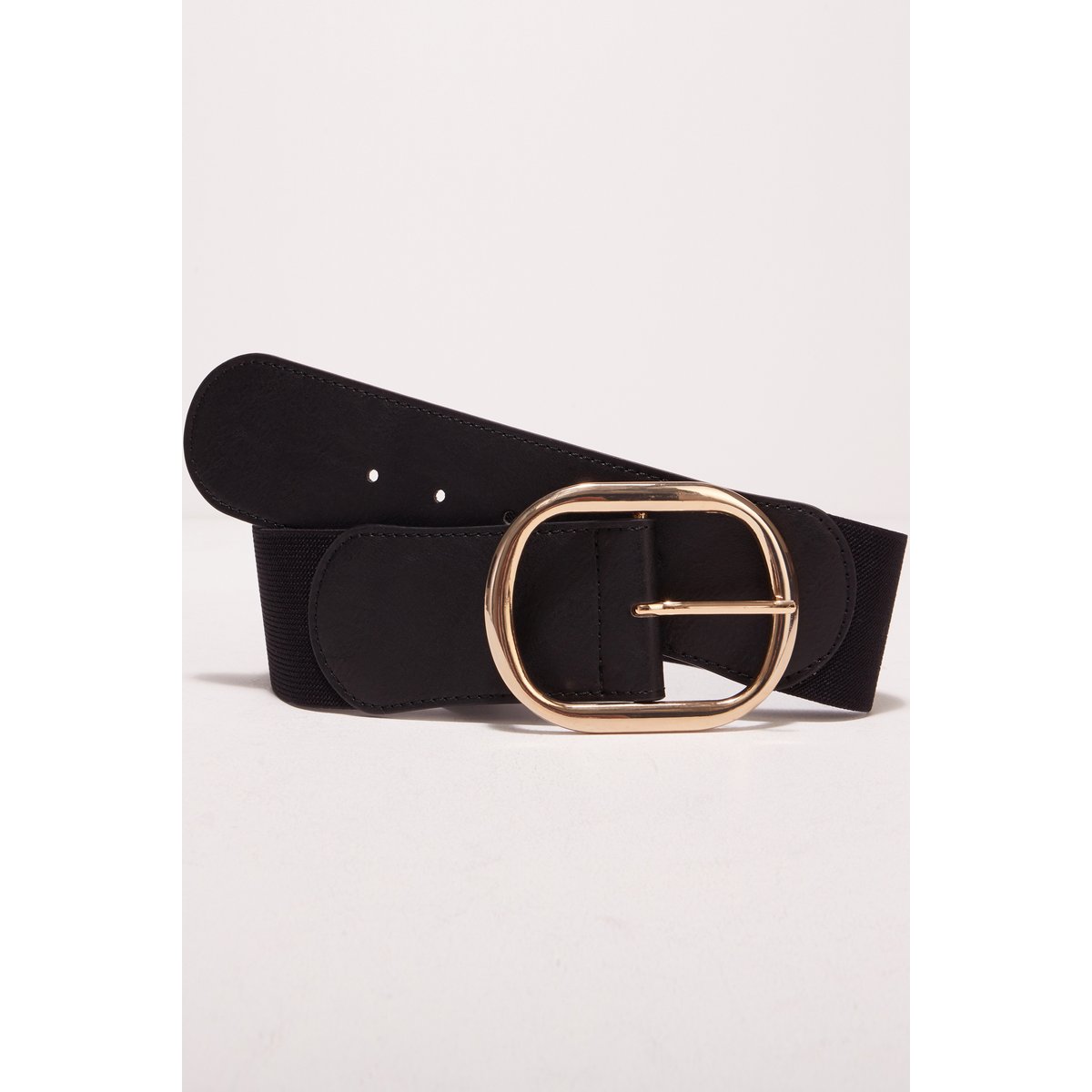 Ceinture élastiquée noir, CACHE CACHE