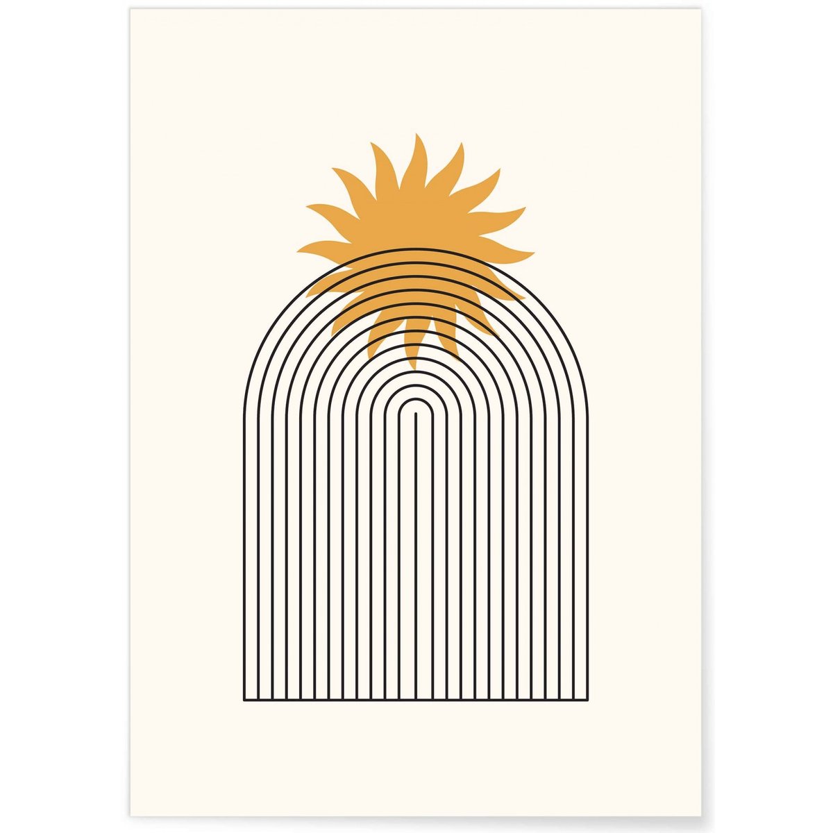 Affiche Summer 7 blanc, L'AFFICHERIE