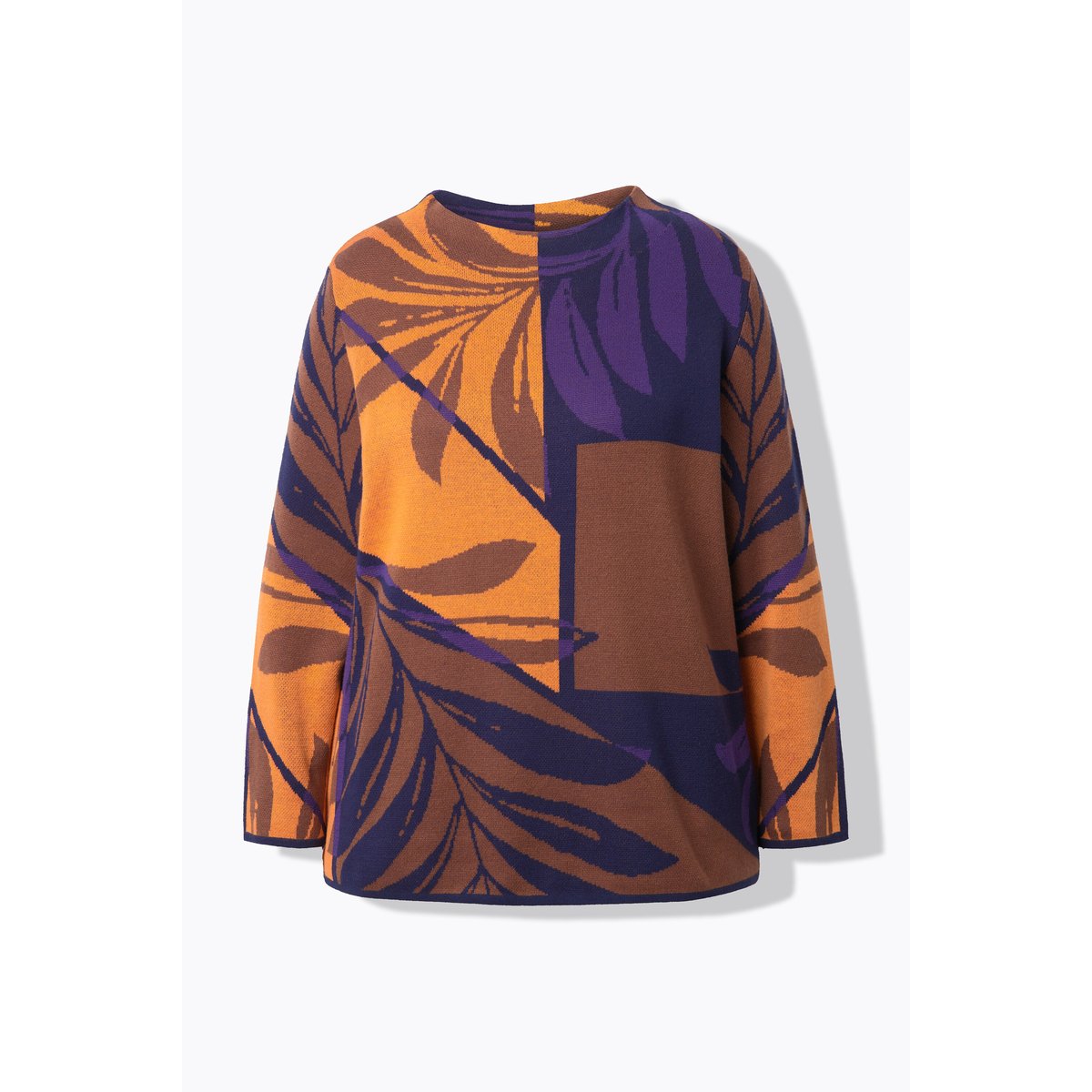 Pull oversize, esprit « colour block » marine, ULLA POPKEN