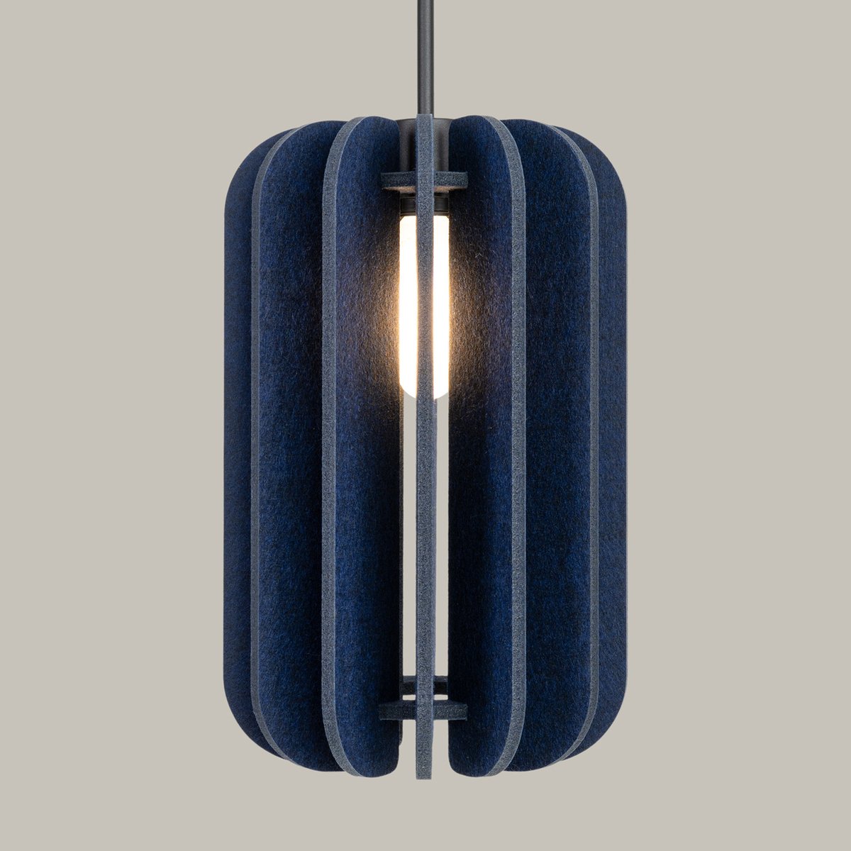 Suspension Feutre Bleu E27 1 Mula bleu, EDEN